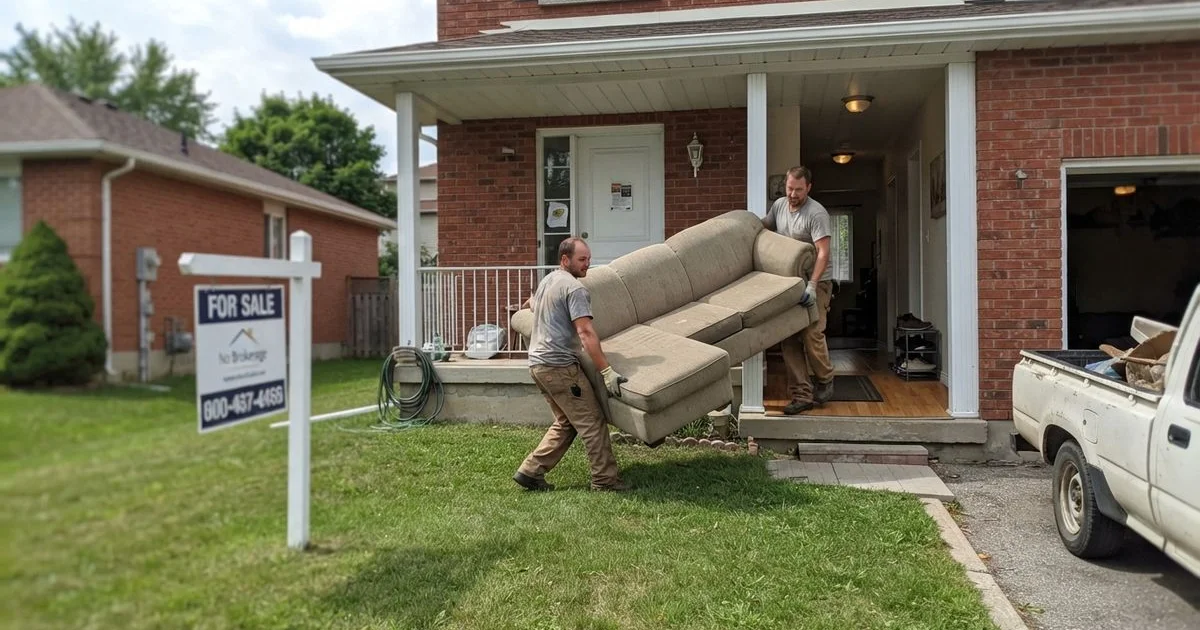 Junk removal before selling your house in Ontario