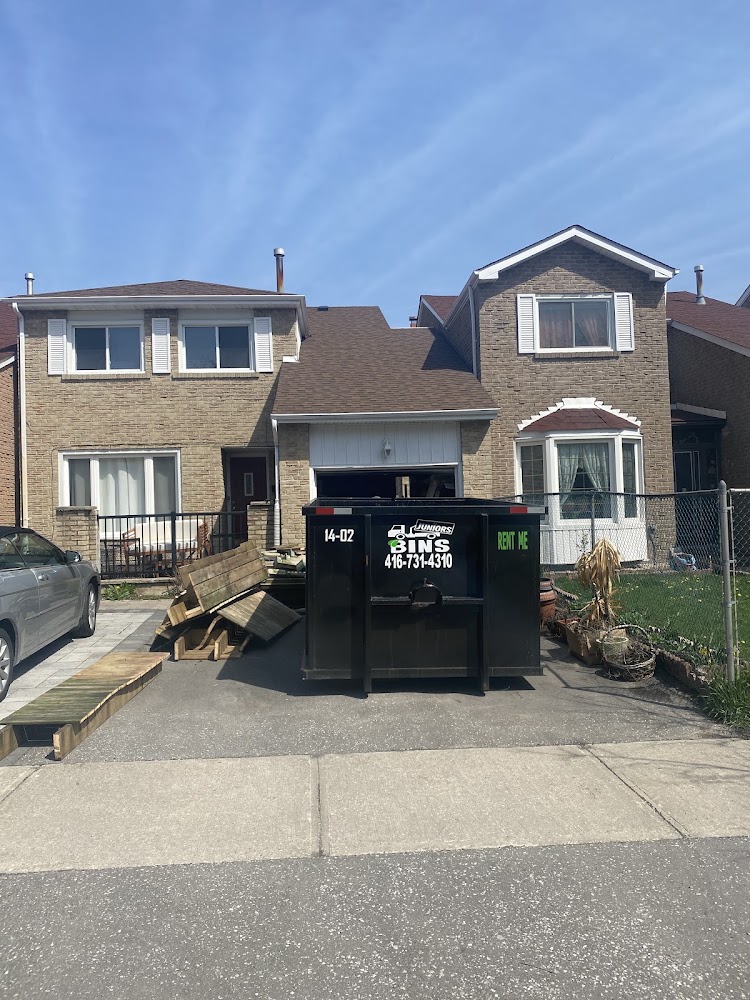 Juniors Bins Inc, Bin Rental Etobicoke